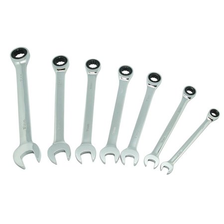 K-Tool International Metric Ratcheting Wrench Set, 7 pcs. KTI-45500